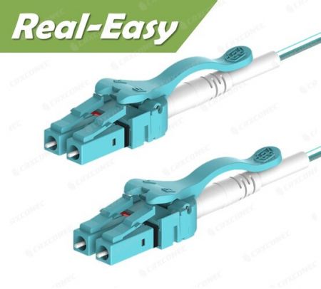 Rel-Easy OM3 LC Fiber Optic Patch Cord LSZH 1M - OM3 LC Fiber Optic Patch Cord.